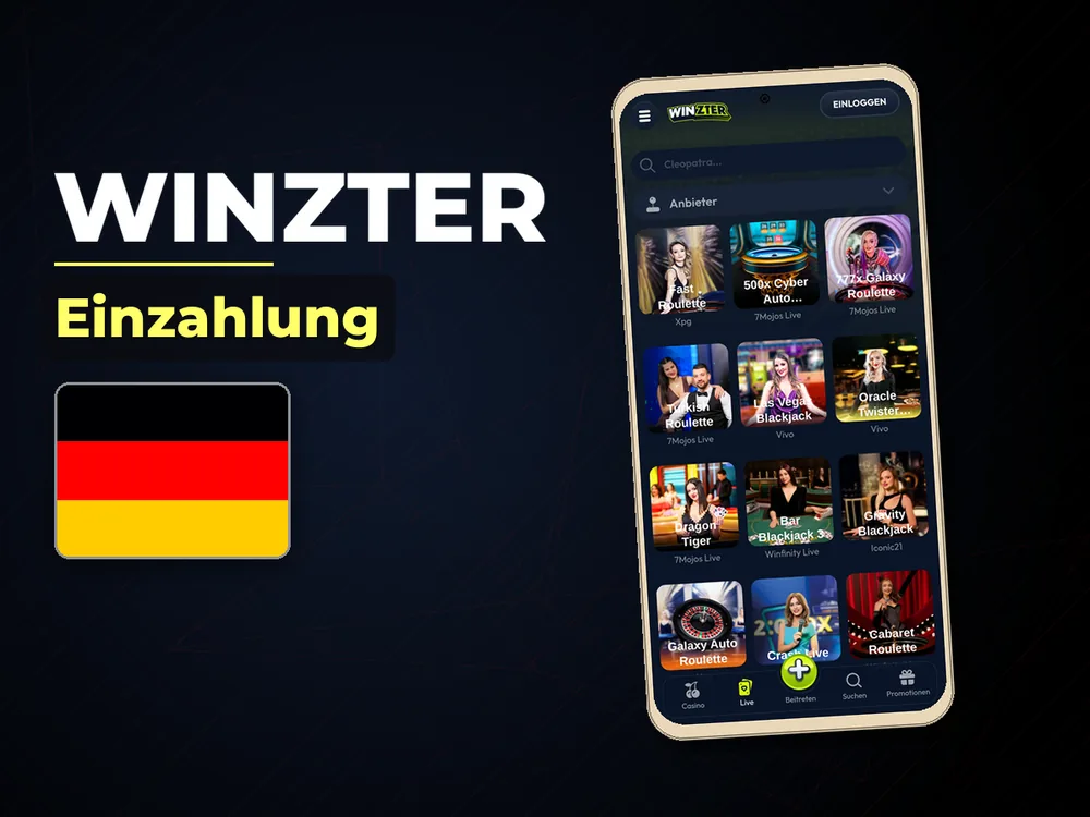 winzter - Einzahlung