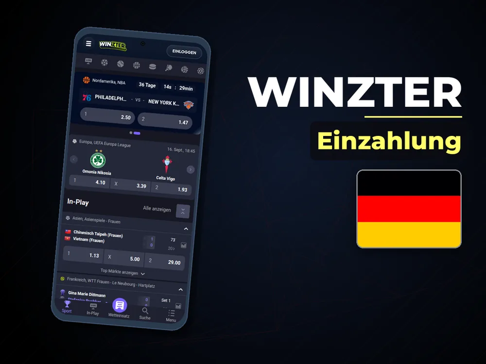 winzter - Einzahlung