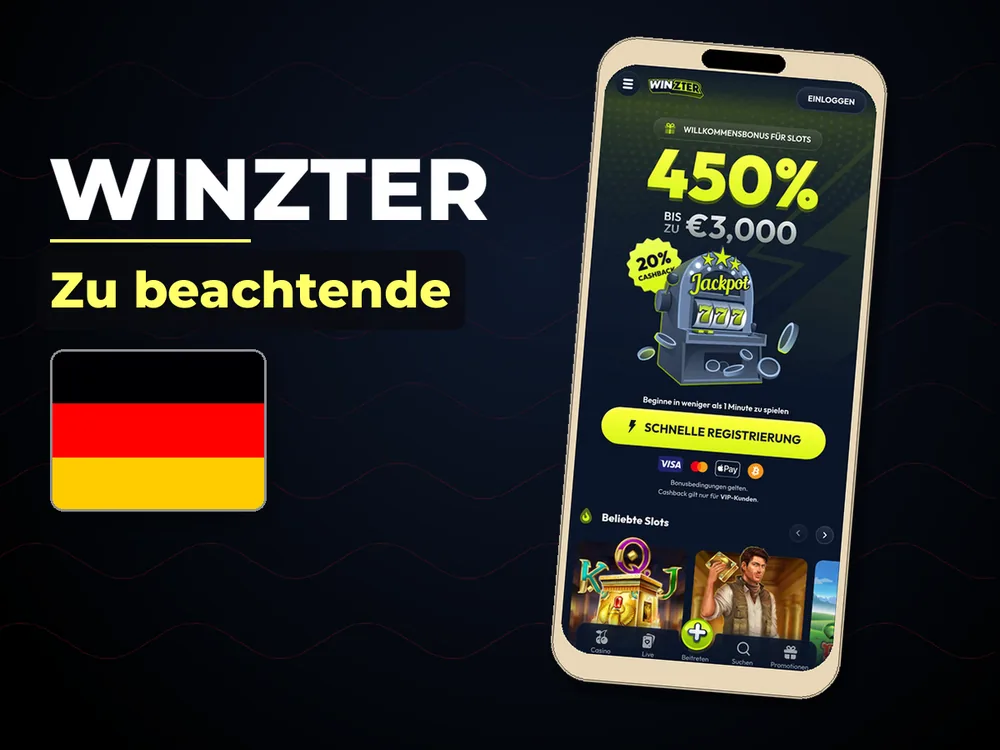 winzter - Zu beachtende